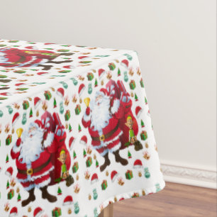 Christmas Tablecloth, Santa Tablecloth