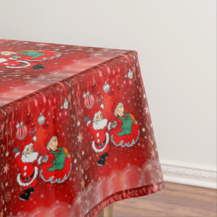 Christmas Tablecloth, Santa Tablecloth