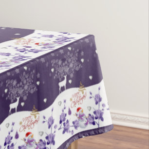 Christmas Tablecloth, Snowman Tablecloth