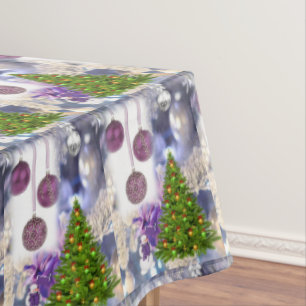 Christmas Tablecloth, Snowman Tablecloth