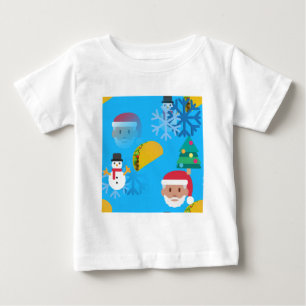 christmas taco emoji baby T-Shirt