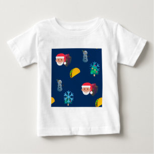 christmas taco emoji baby T-Shirt