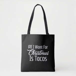 Christmas Tacos Tote Bag