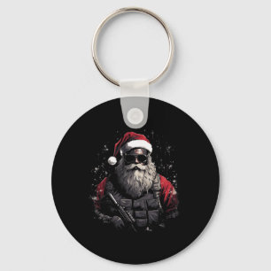 Christmas Tactical Santa Xmas Gift Idea  Key Ring