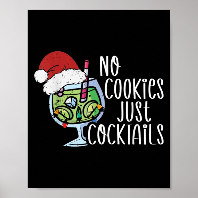 Christmas Tail No Cookies Trocal Christmas Summer  Poster (Front)