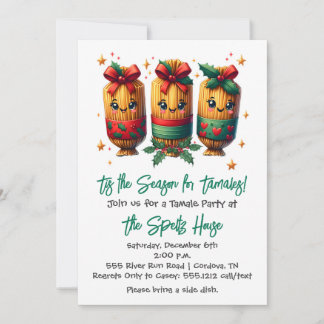 Christmas Tamale Invitation