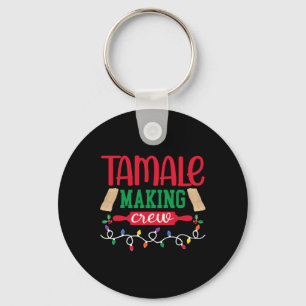 Christmas Tamale Making Crew Mexican Food Family M Key Ring