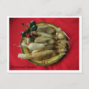 Christmas Tamales Holiday Postcard