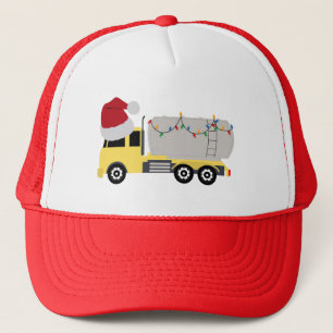 Christmas Tanker Truck Transportation Trucks Trucker Hat