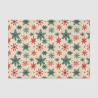 Christmas Tartan and Trees Seamless