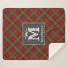 Christmas Tartan Monogram Family Pattern Holiday