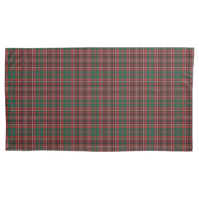 Christmas Tartan Plaid Scottish Pattern Pillowcase (Front)