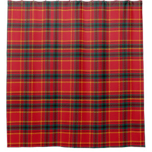 Christmas Tartan Plaid Shower Curtain