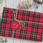 Christmas Tartan Red/Green ID768 Wrapping Paper<br><div class="desc">These original tartan patterns come in three fantastic color combinations perfect for your Christmas gift wrapping. Tartans make a great Christmas pattern and this one features beautiful shades of red and green. Search ID768 to see the complete range of colors and additional products with this tartan.</div>