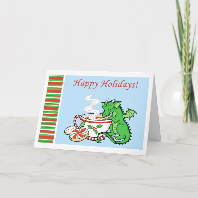 Christmas Tea Dragon cards (Front)