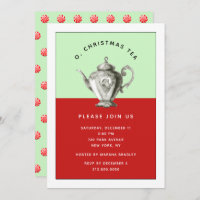 Christmas Tea invitation