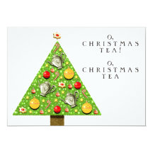christmas tea invitation