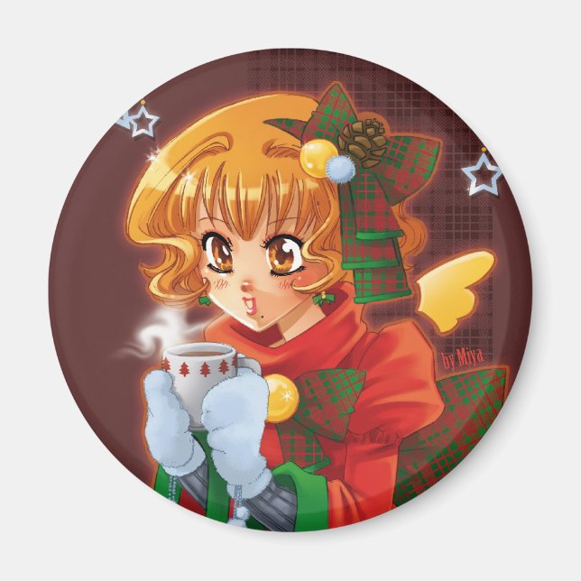 christmas tea magnet (Front)