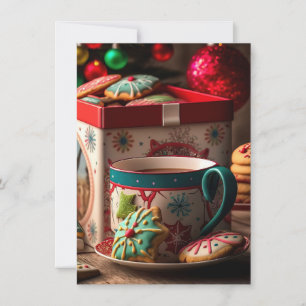 Christmas Tea Party at Grandma's House Invitation