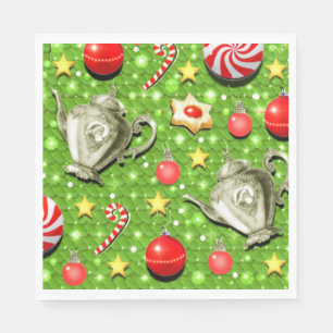 Christmas Tea Party Napkins