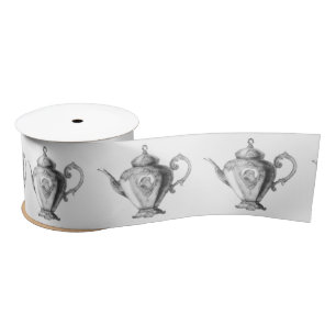 Christmas Tea party Satin Ribbon