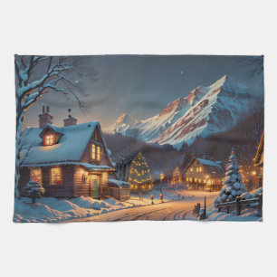 Christmas  tea towel