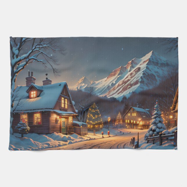 Christmas  tea towel (Horizontal)