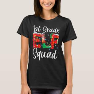 Christmas Teacher 1st Grade Elf Squad Matching Gro T-Shirt