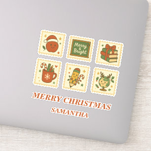 Christmas Teacher Collage Stickers