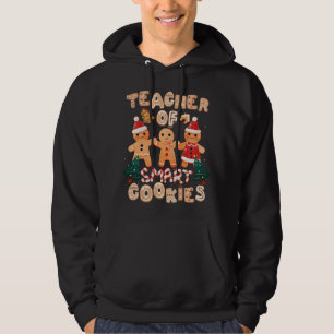 Christmas Teacher Cute Gingerbread Cookies Funny H Hoodie