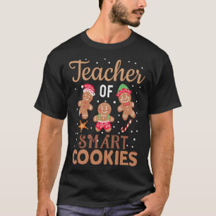 Christmas Teacher Cute Gingerbread Cookies T-Shirt