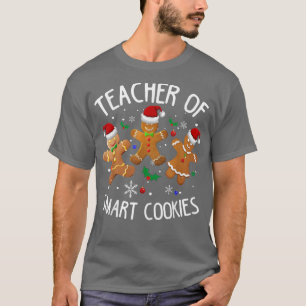Christmas Teacher Cute Gingerbread Cookies T-Shirt