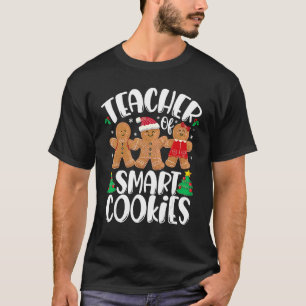 Christmas Teacher Cute Gingerbread Cookies T-Shirt