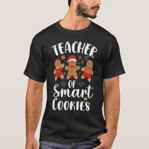 Christmas Teacher Cute Gingerbread Cookies T-Shirt