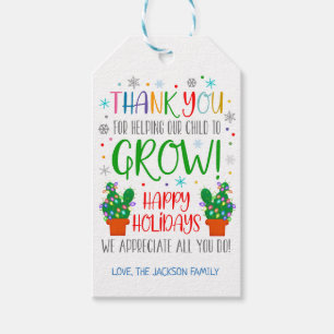 Christmas Teacher Gift Tag