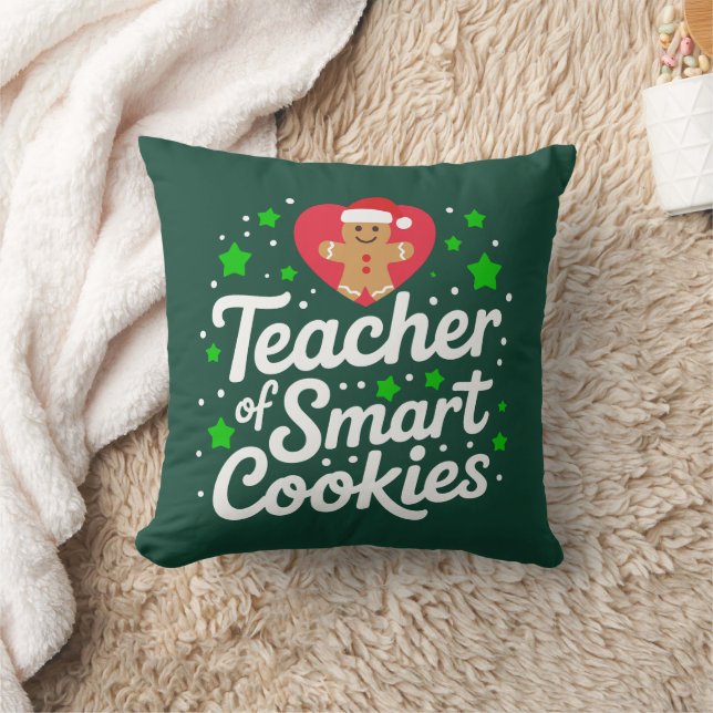 Christmas Teacher Of Smart Cookies Teacher Life  Cushion (Blanket)