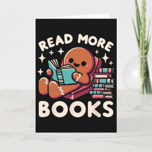 Christmas Teacher Read More Books Fun Women Card