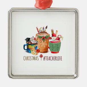 Christmas Teacherlife Metal Tree Decoration