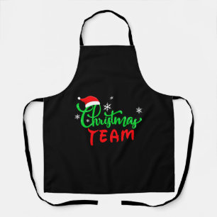 Christmas Team Funny Family Matching Gift Apron