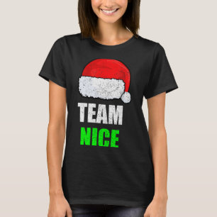 Christmas Team Nice Shirt, Matching Family Pajama, T-Shirt