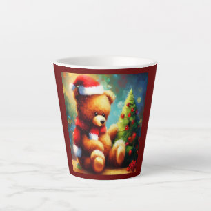 Christmas Teddy Bear 1 Latte Mug