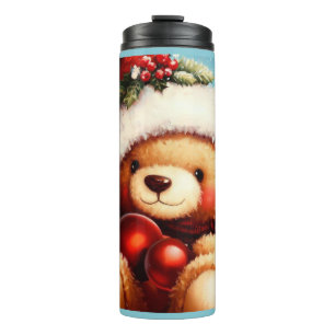 Christmas Teddy Bear 4 Thermal Tumbler