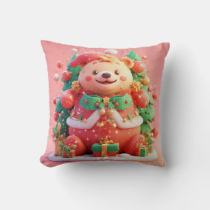 🎄 Christmas Teddy Bear Gifts Tree Decor For Kids Cushion