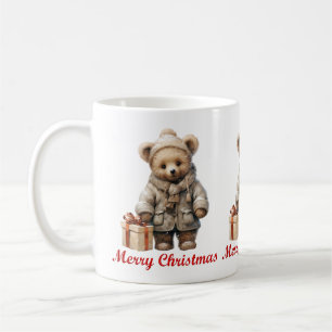 Christmas Teddy Bear Mug