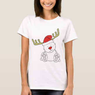 Christmas Teddy Bear Reindeer T-Shirt