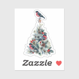 Christmas Tee with Red Robin