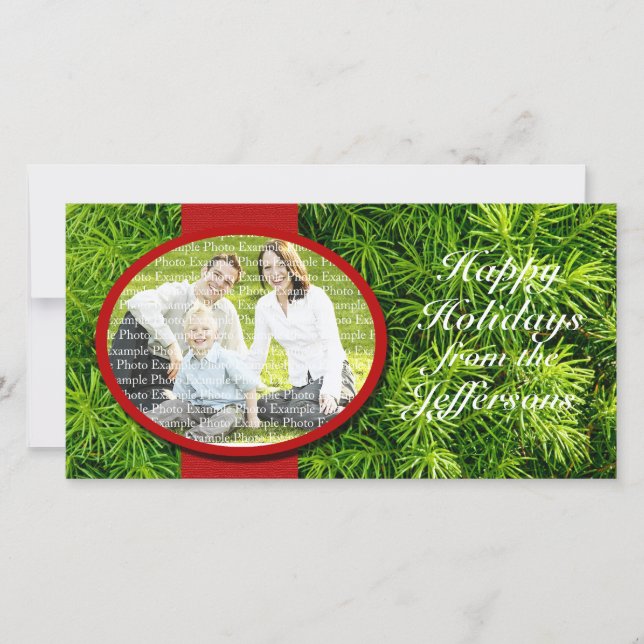 Christmas Template Family Picture Custom Holiday (Front)