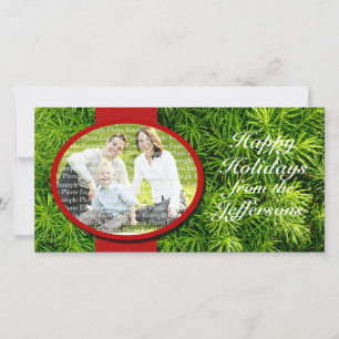 Christmas Template Family Picture Custom Holiday