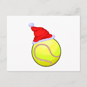 Christmas Tennis Holiday Postcard