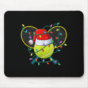 Christmas Tennis Xmas Santa Srts Hat Mens Womens K Mouse Mat